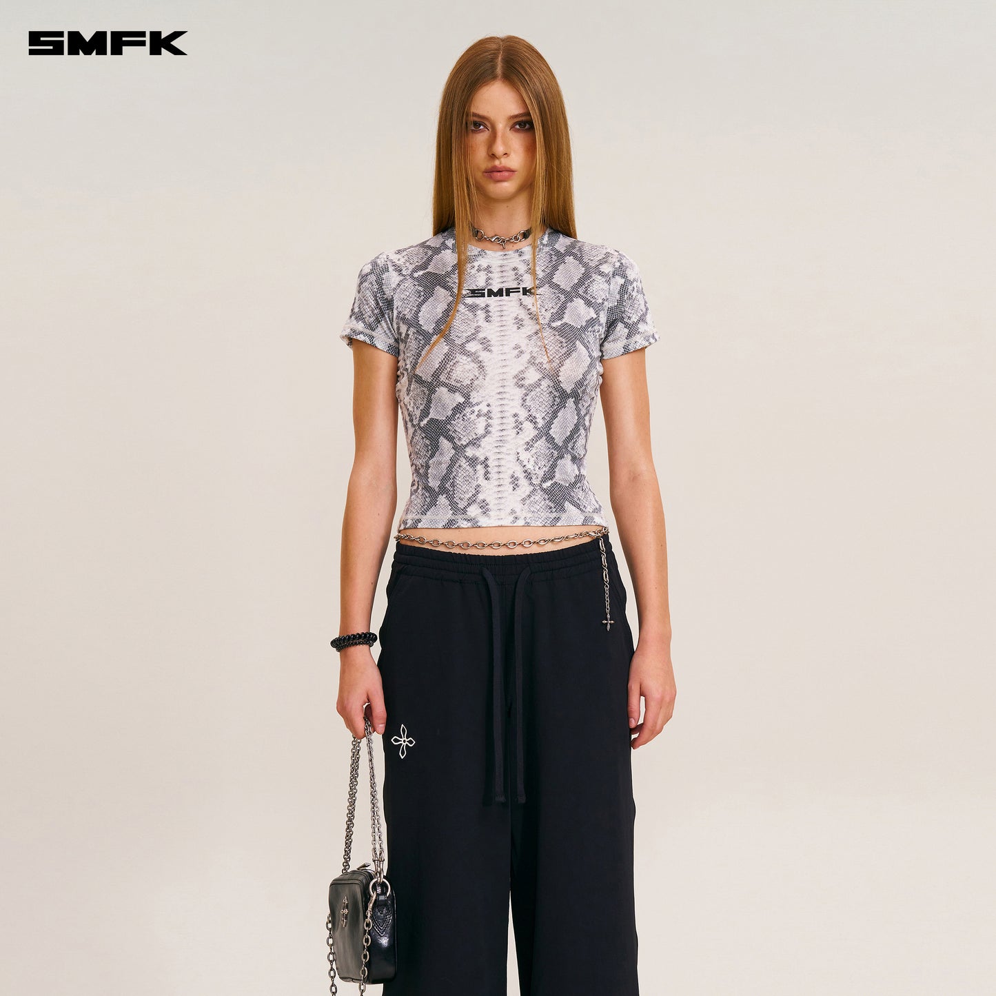 FUTURE X RIPPLE SPORTS SLIM TEE FUTURE X / White Serpent