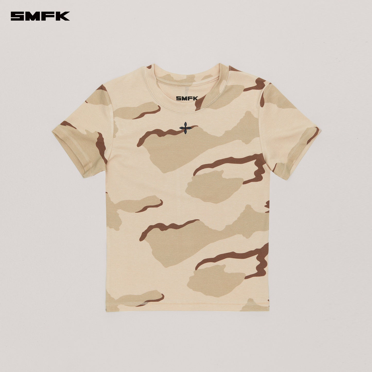 COMPASS Stamp Slim Fit Sport Tee_ Desert Camouflage