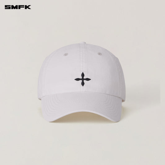 COMPASS BADGE RETRO CARGO CAP/ SNOW MOUNTAIN WHITE