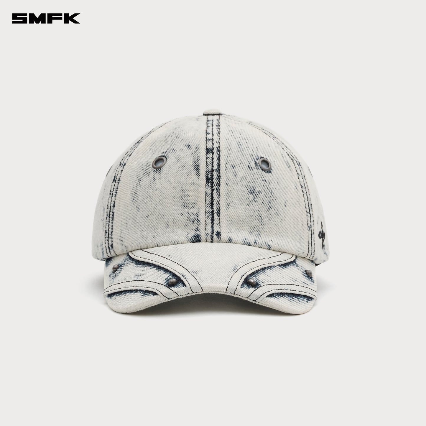 Compass Vintage Cross Cowboy Baseball Cap White Snowflake