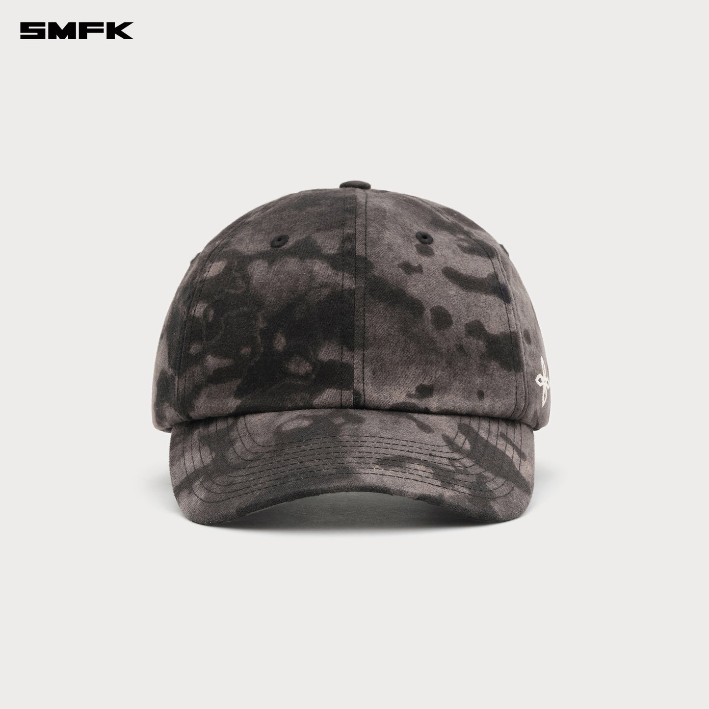 Compass Cross Chain Badge Baseball Cap Black Camo