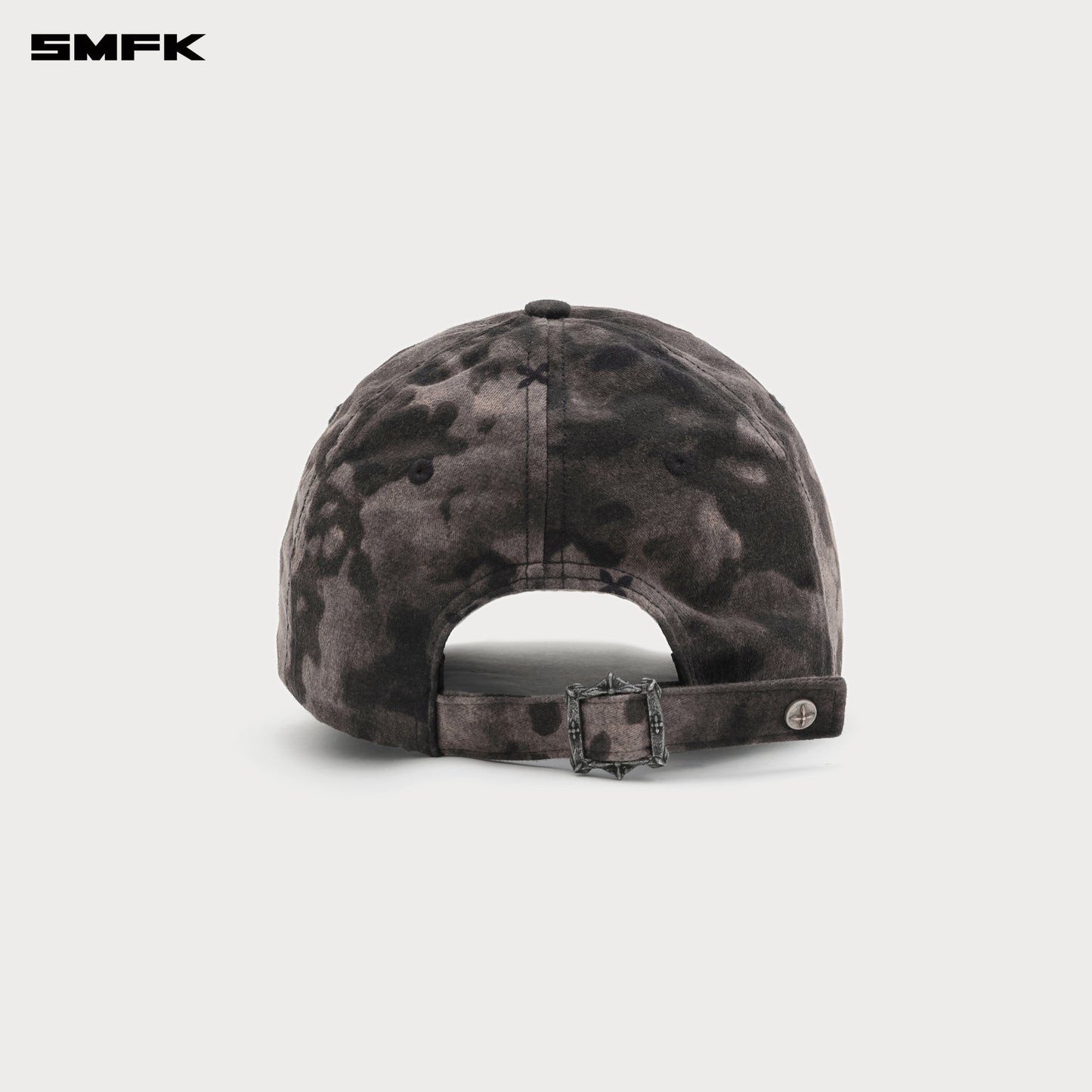 Compass Cross Chain Badge Baseball Cap Black Camo