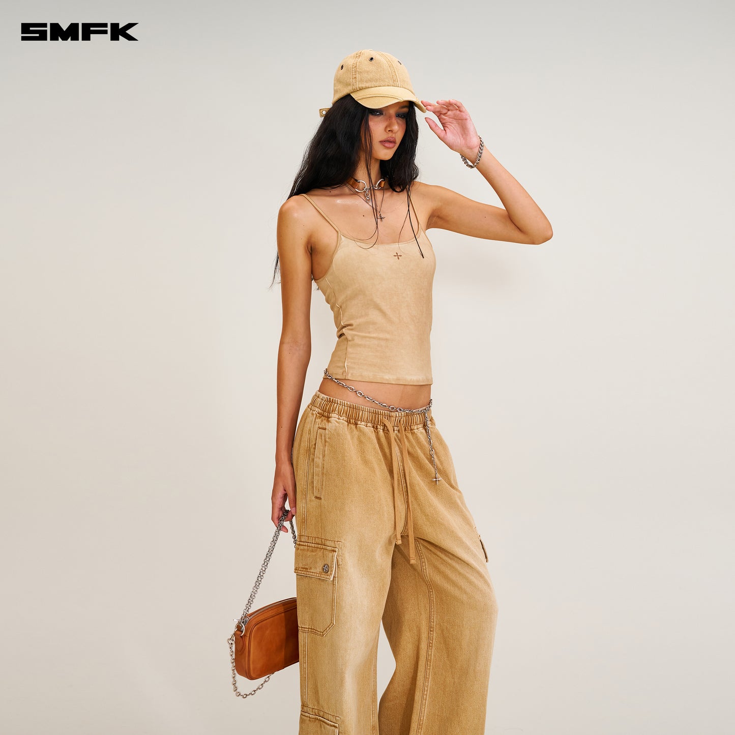 COMPASS MIRAGE DENIM CAP / GRASSLAND KHAKI