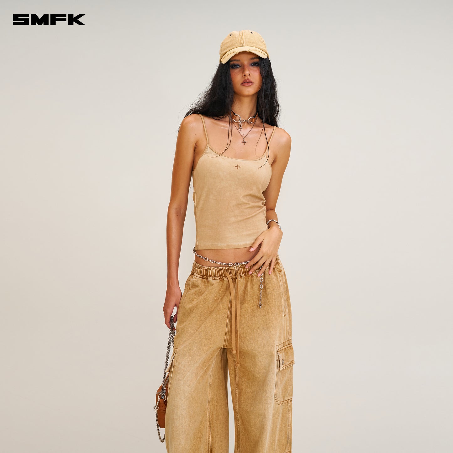 COMPASS MIRAGE DENIM CAP / GRASSLAND KHAKI
