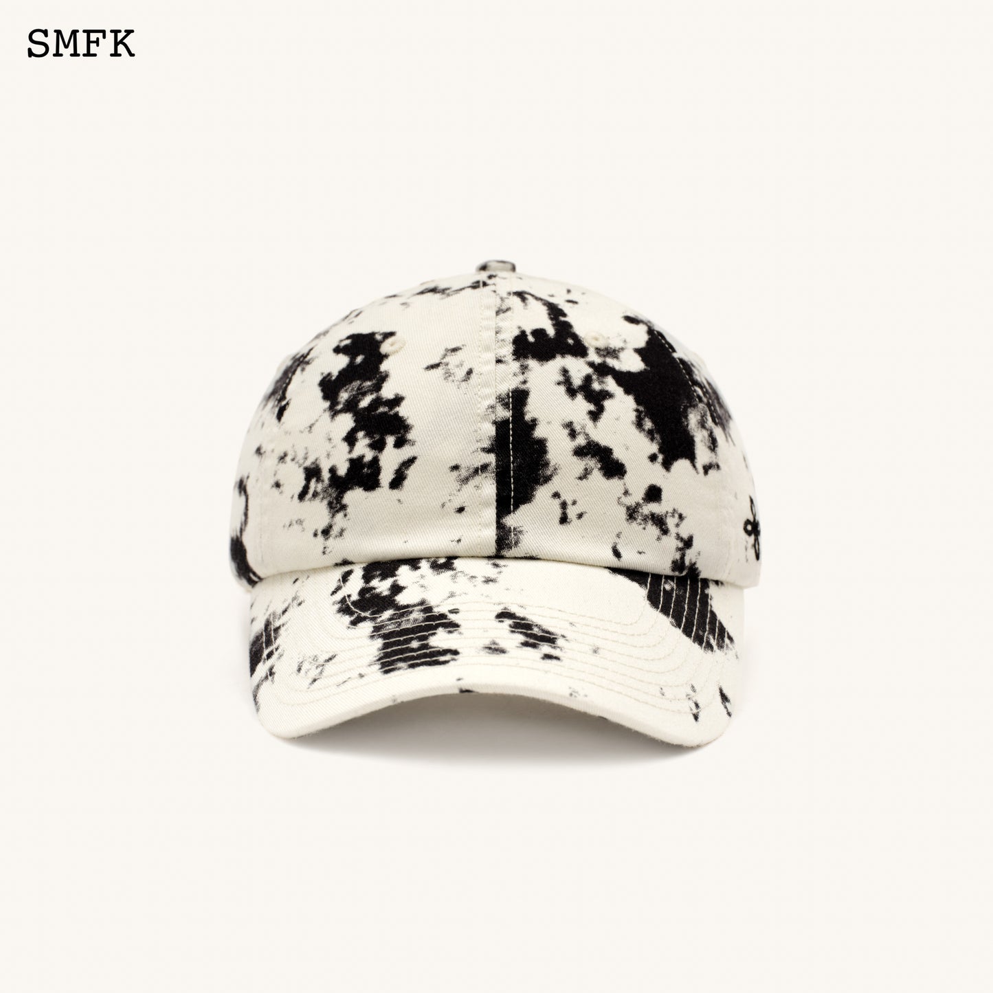 Compass Cross Chain Badge Baseball Cap White Camouflage