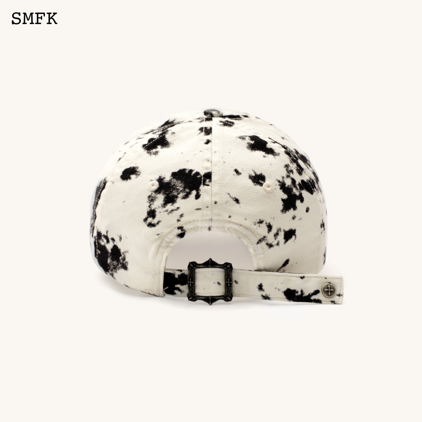 Compass Cross Chain Badge Baseball Cap White Camouflage