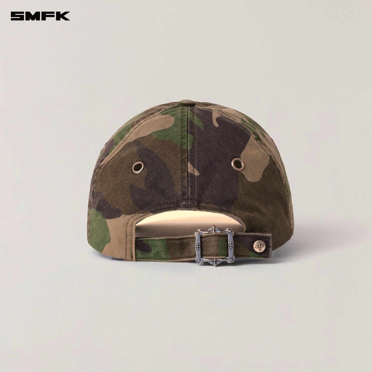 COMPASS BADGE CAMO CARGO CAP / ARMY GREEN CAMOUFLAGE
