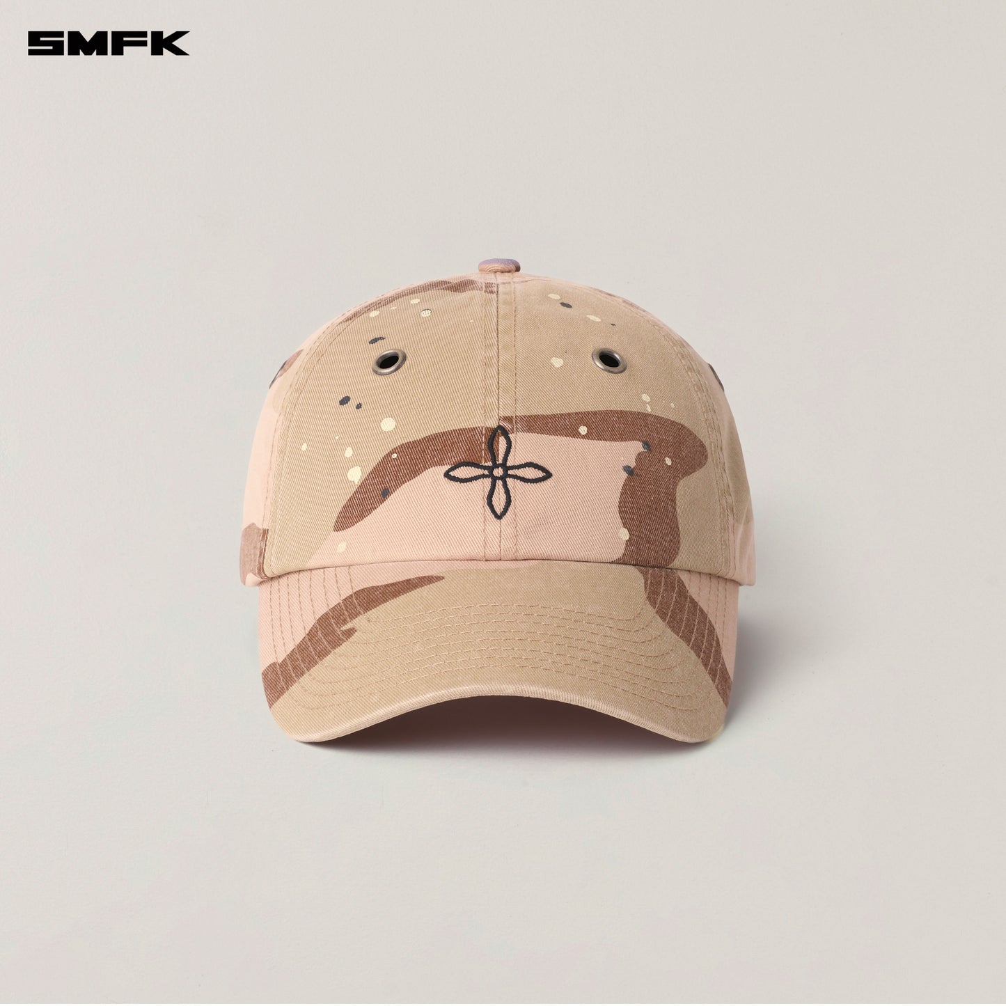 COMPASS BADGE CAMO CARGO CAP/ DESERT CAMOUFLAGE
