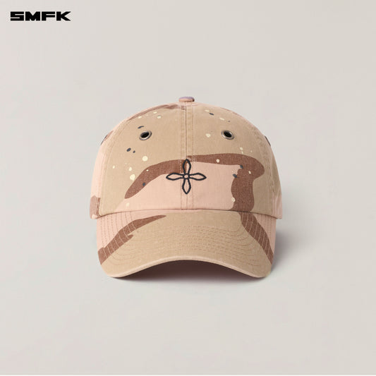 COMPASS BADGE CAMO CARGO CAP/ DESERT CAMOUFLAGE