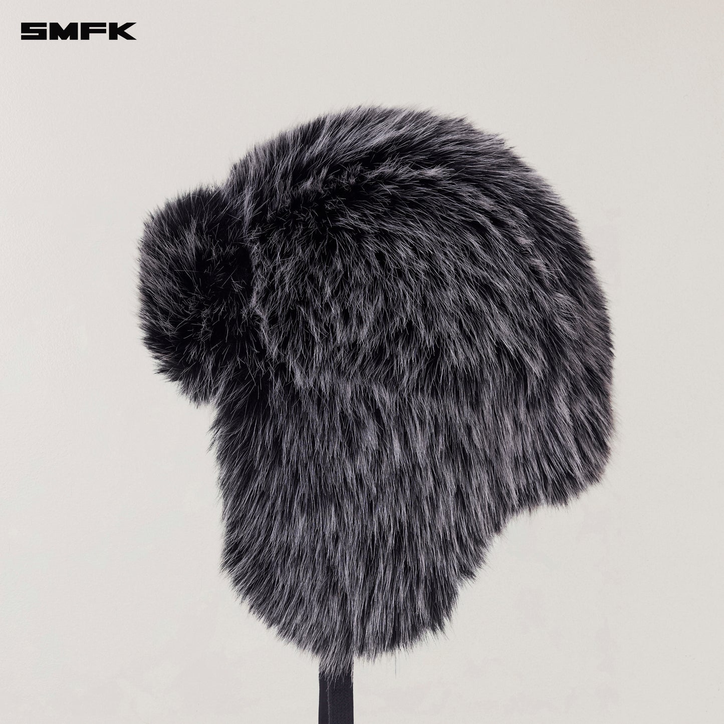 COMPASS MODE WASTELAND FURRY HUNTING HAT/ SILVER FOX