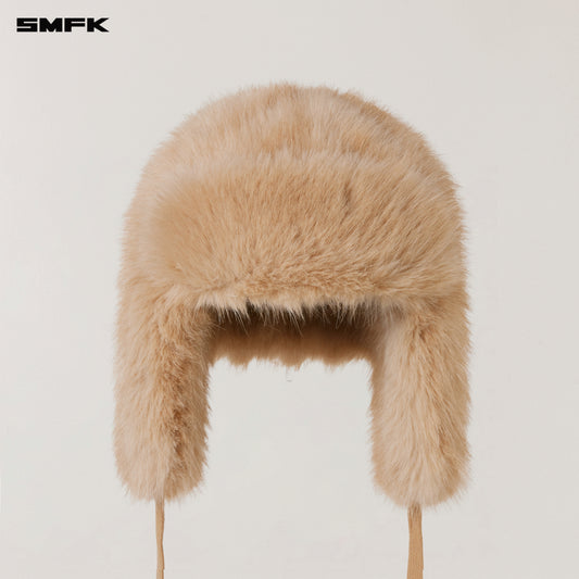 COMPASS MODE WASTELAND FURRY HUNTING HAT/ SAND