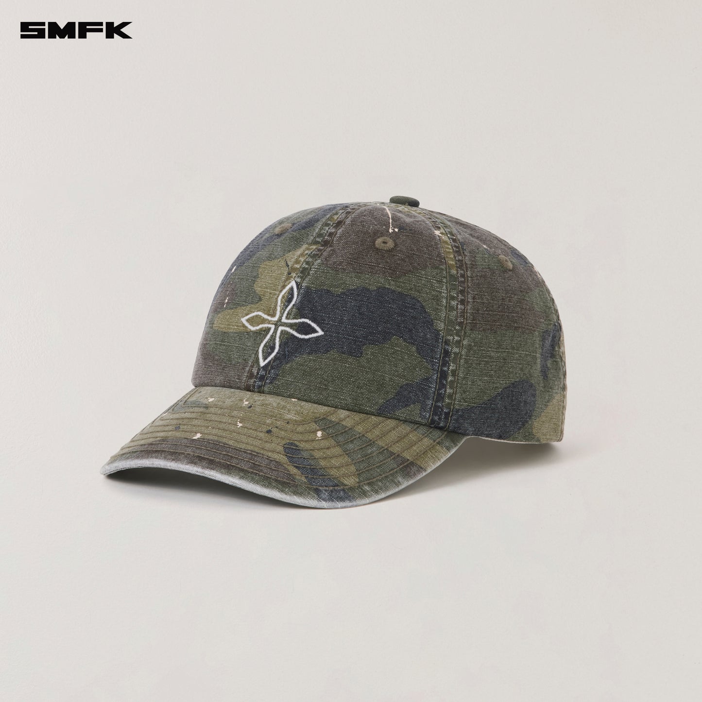 RAGE WILD HANDCRAFT CAMO CARGO CAP/ ARMY GREEN CAMOUFLAGE