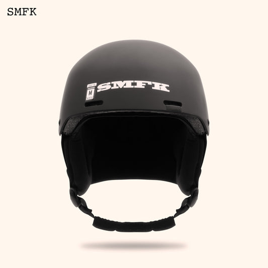 SMFK X SALOMON COMPASS BRIGADE SKI HELMET IN BLACK