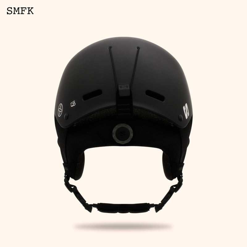 SMFK X SALOMON COMPASS BRIGADE SKI HELMET IN BLACK