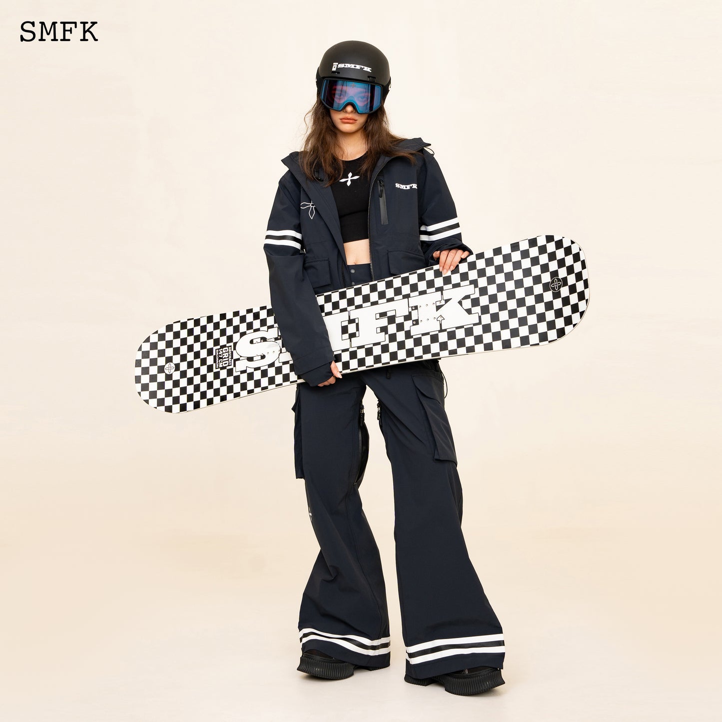 (ABSTRACT) GRID-SMFK X SALOMON SNOW BOARD