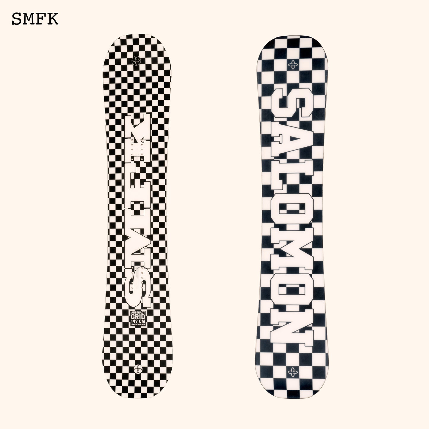 (ABSTRACT) GRID-SMFK X SALOMON SNOW BOARD