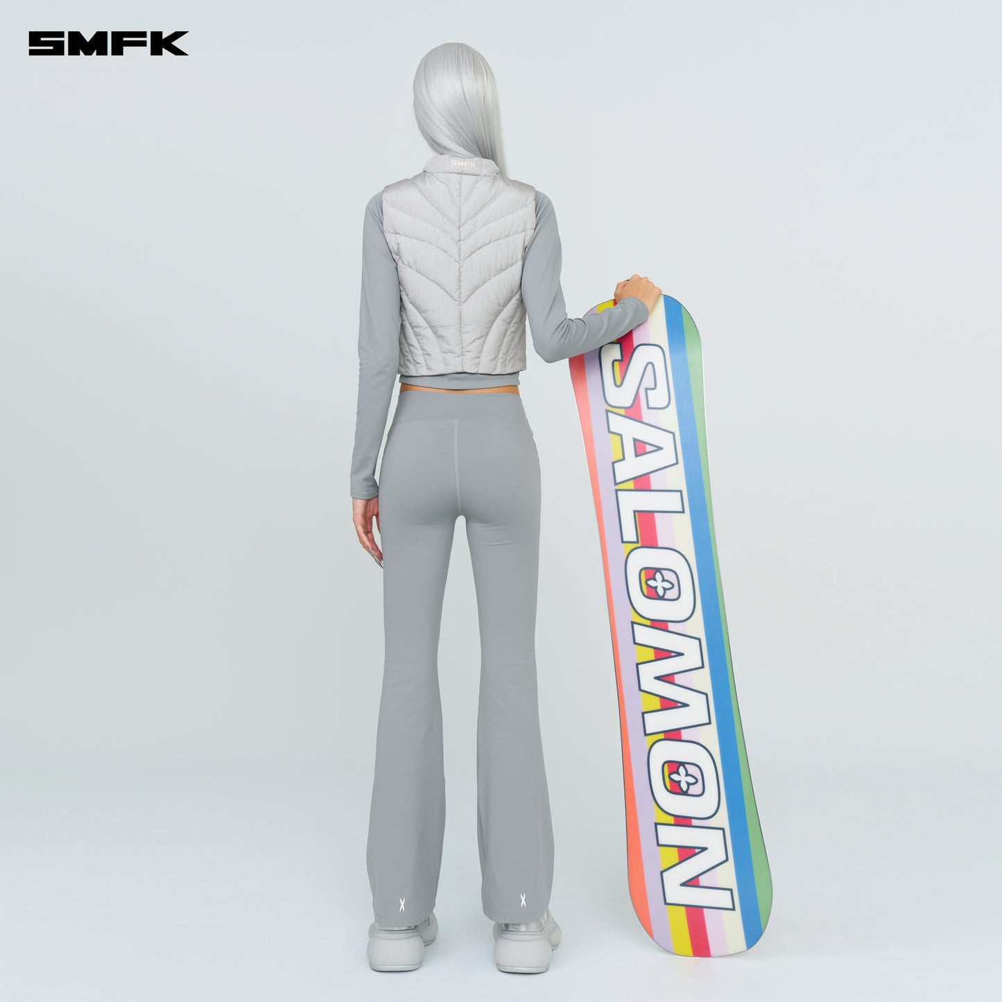 SMFK X SALOMON SNOW BOARD OHYEAH RAINBOW