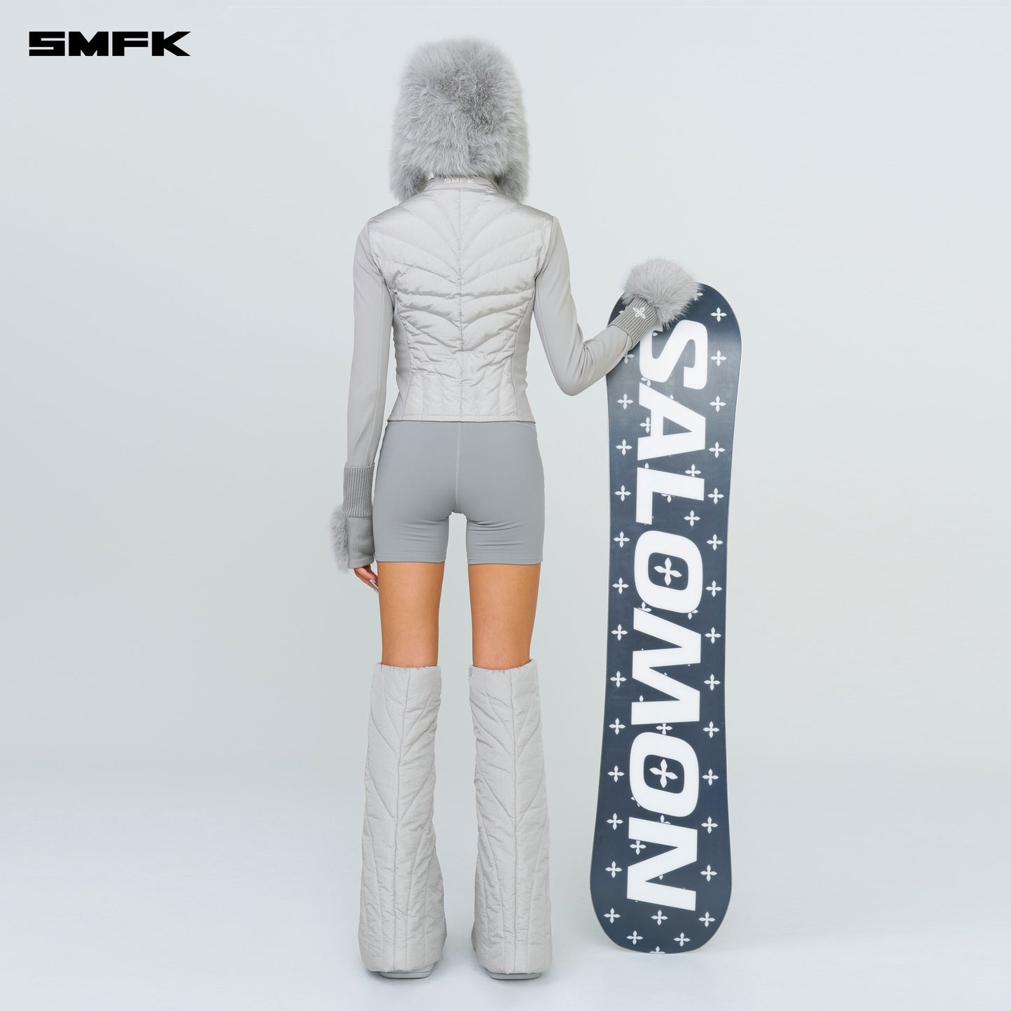 SMFK X SALOMON SNOW BOARD OHYEAH BLACK GARDEN