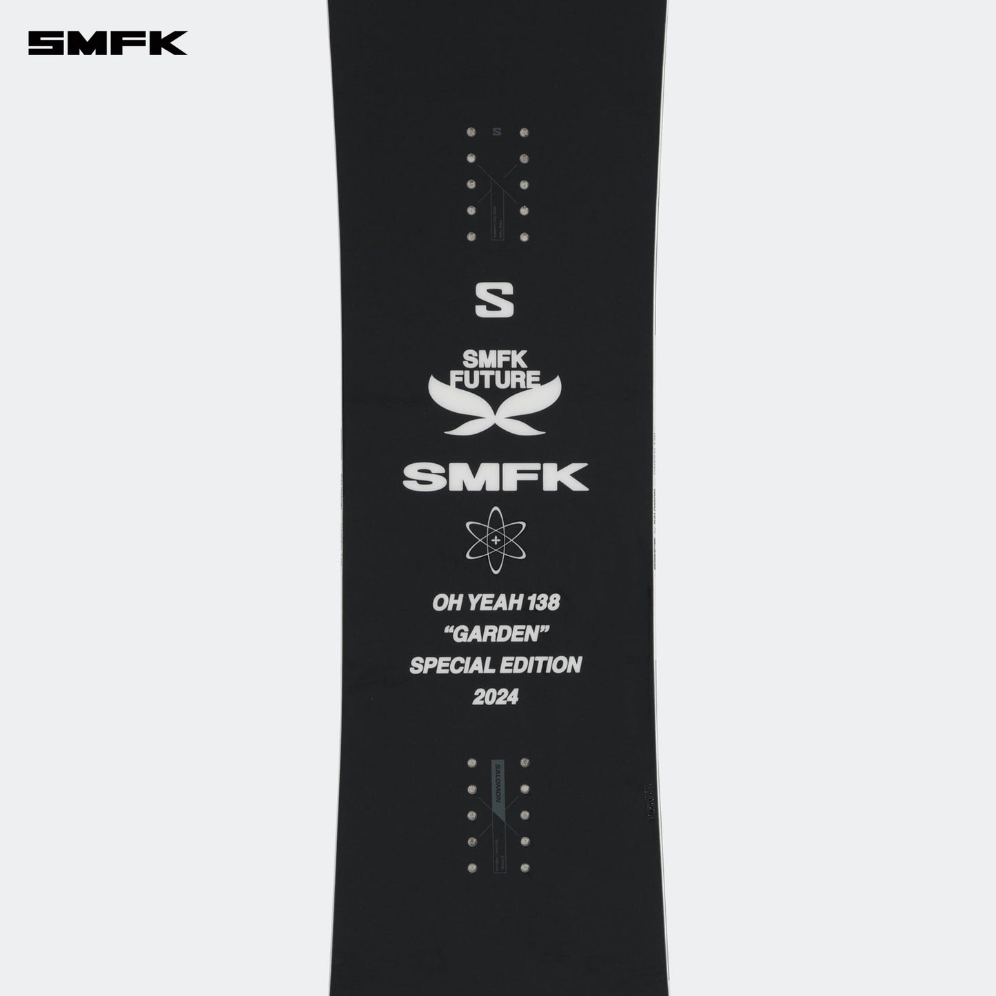 SMFK X SALOMON SNOW BOARD OHYEAH BLACK GARDEN