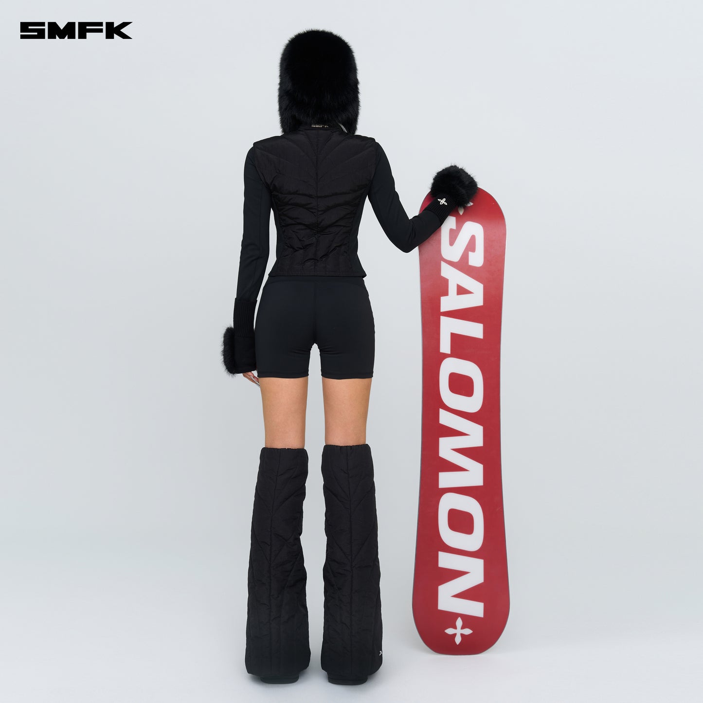 SMFK X SALOMON Snow Board ABSTRACT RED CARPET