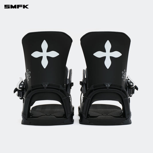 SMFK X SALOMON Snowboard Binding BLACK COMPASS