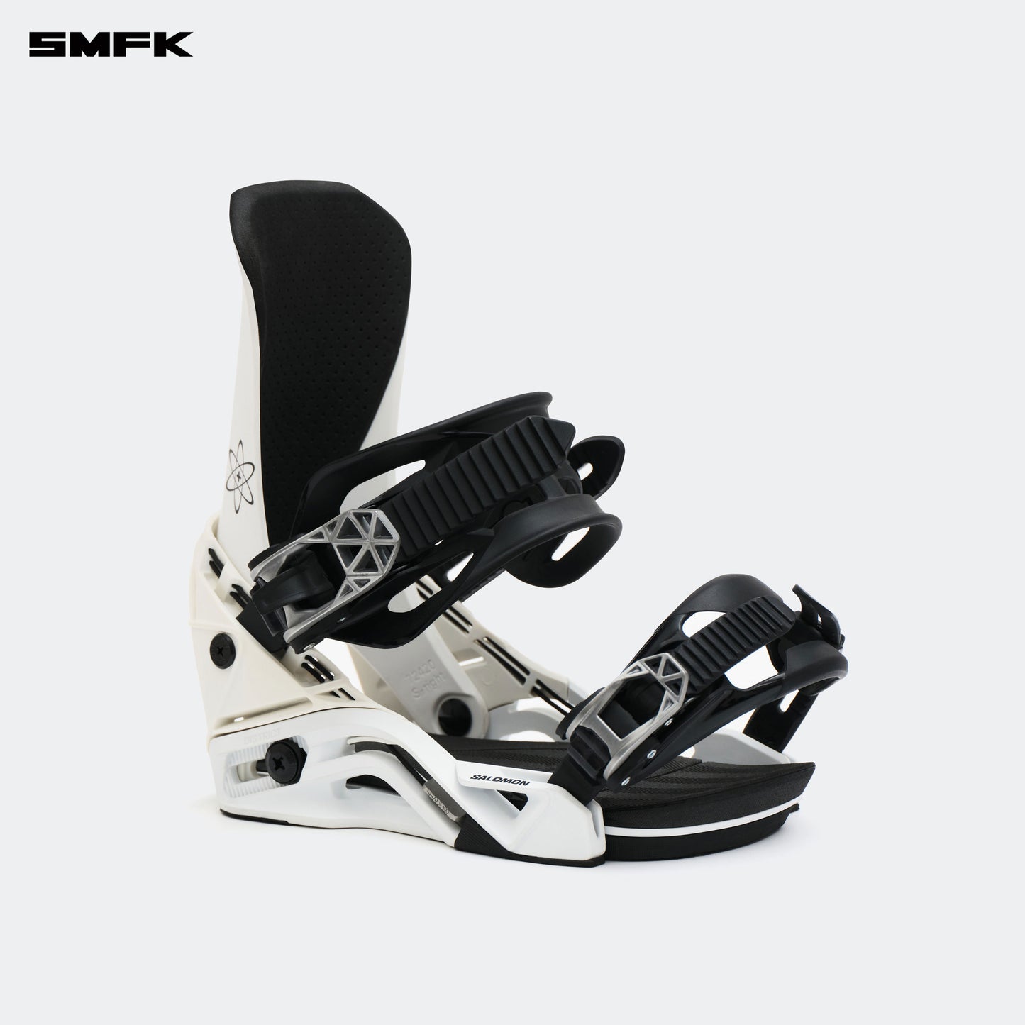 SMFK X SALOMON Snowboard Binding White COMPASS