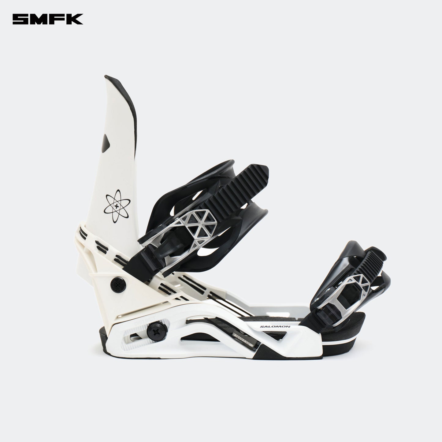 SMFK X SALOMON Snowboard Binding White COMPASS