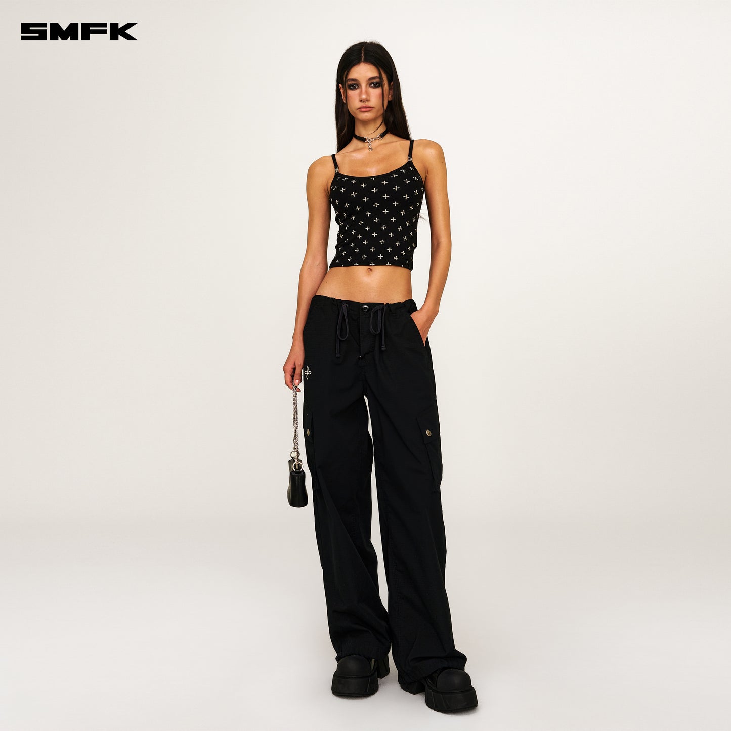 Future Mirage Classic Parachute Pants Wild Black