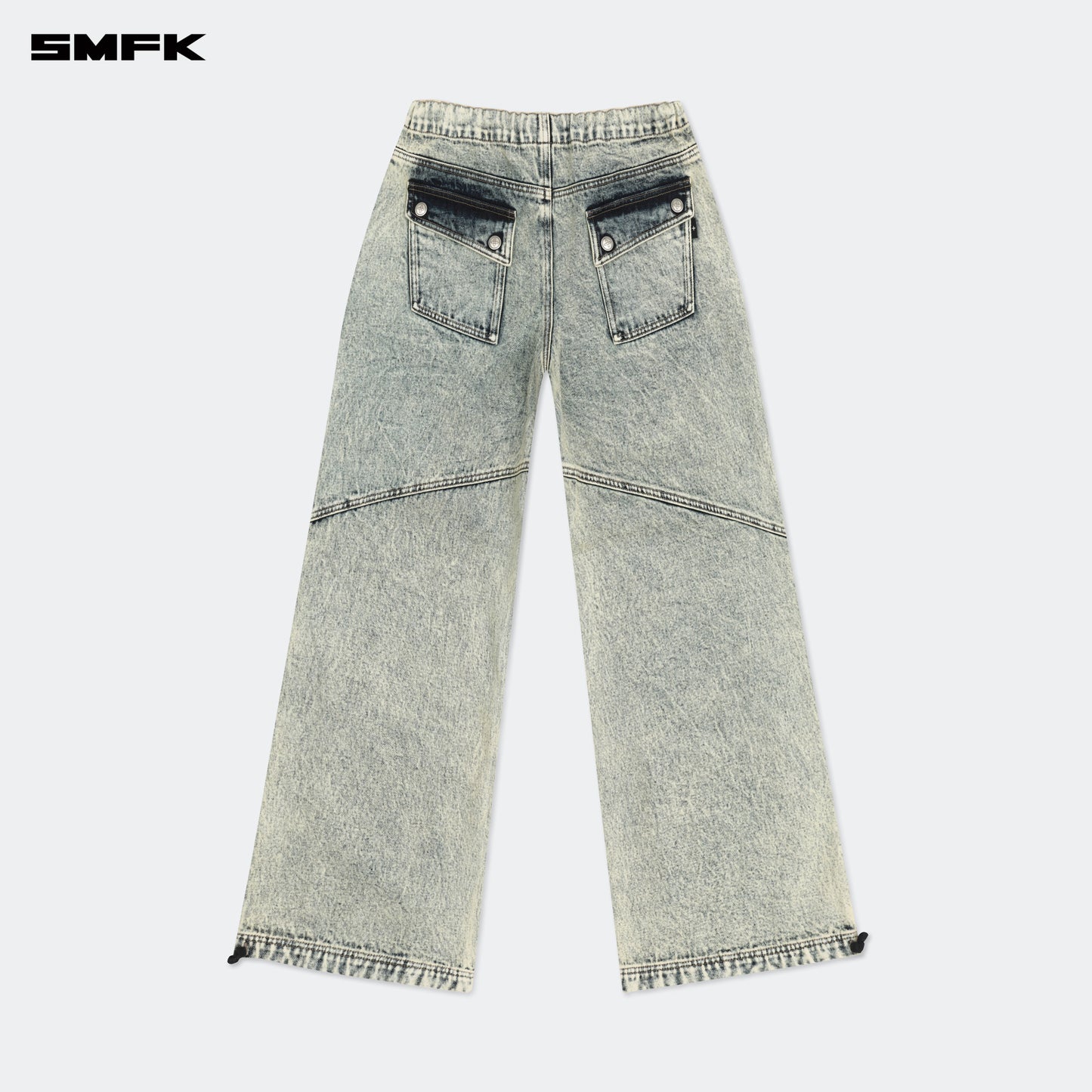 FUTURE  Mirage Vintage Paratrooper Pants Nebula White