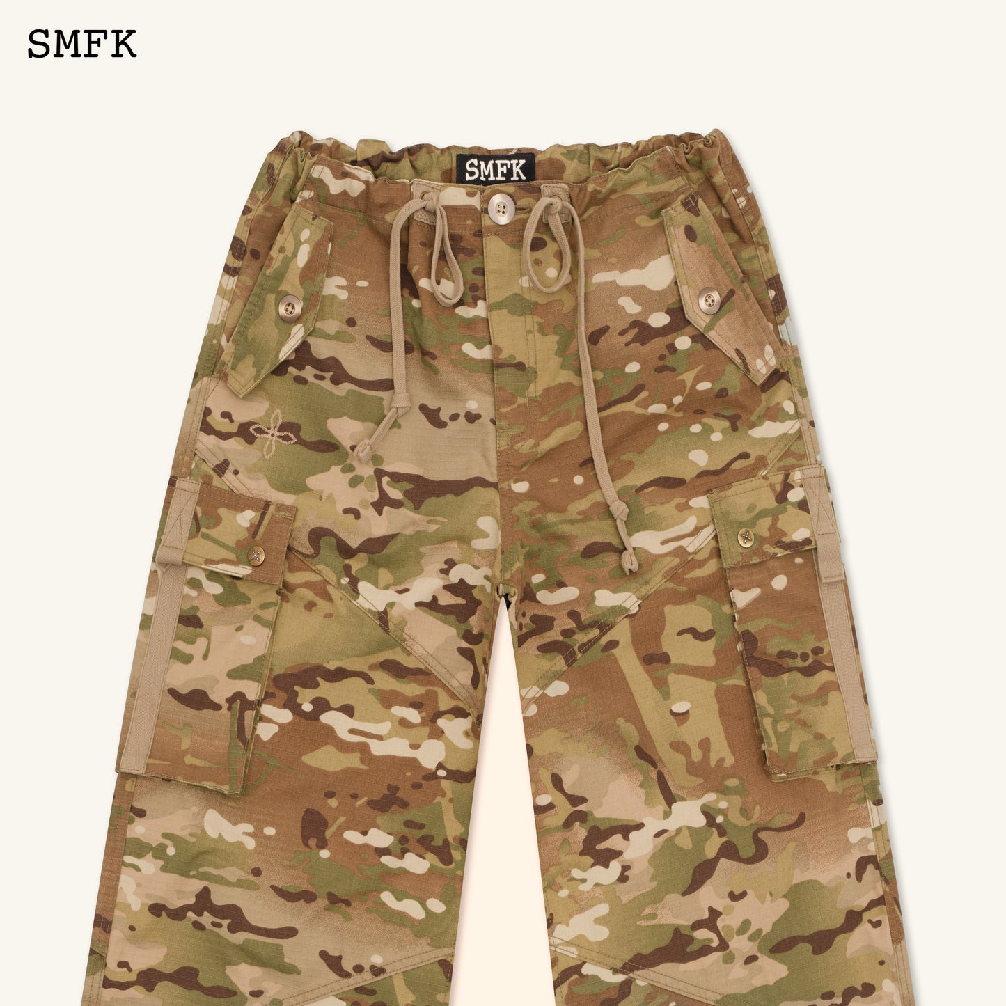 Compass Forest Camo Vintage Paratrooper Pants Forest Brown Camo