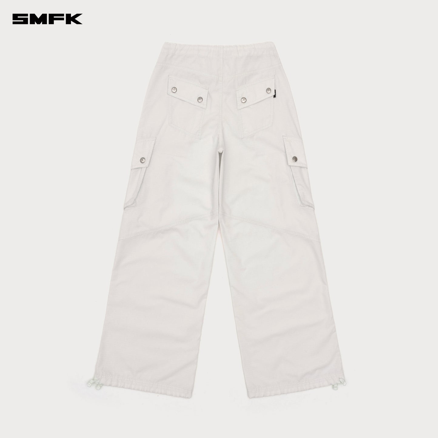 Future Mirage Classic Parachute Pants Snowy Mountain White