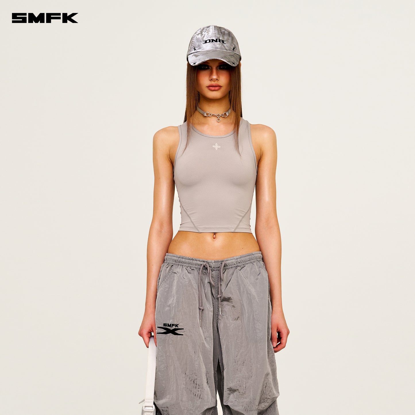 FUTURE Mirage Star Mirage Wide Leg Sweatpants Storm gray
