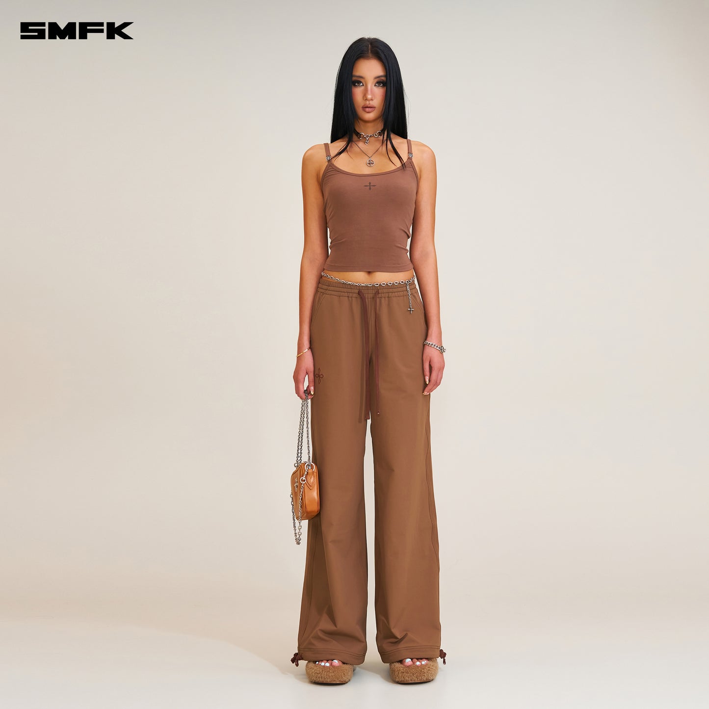 COMPASS MODE TOWER HIKE-TECH SPORTS PANTS / WILD HORSE BROWN