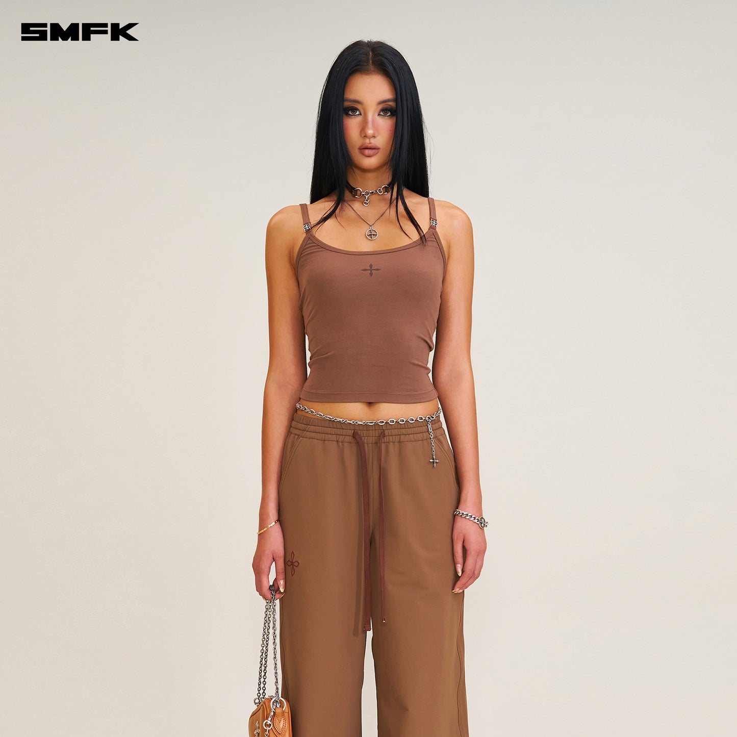 COMPASS MODE TOWER HIKE-TECH SPORTS PANTS / WILD HORSE BROWN