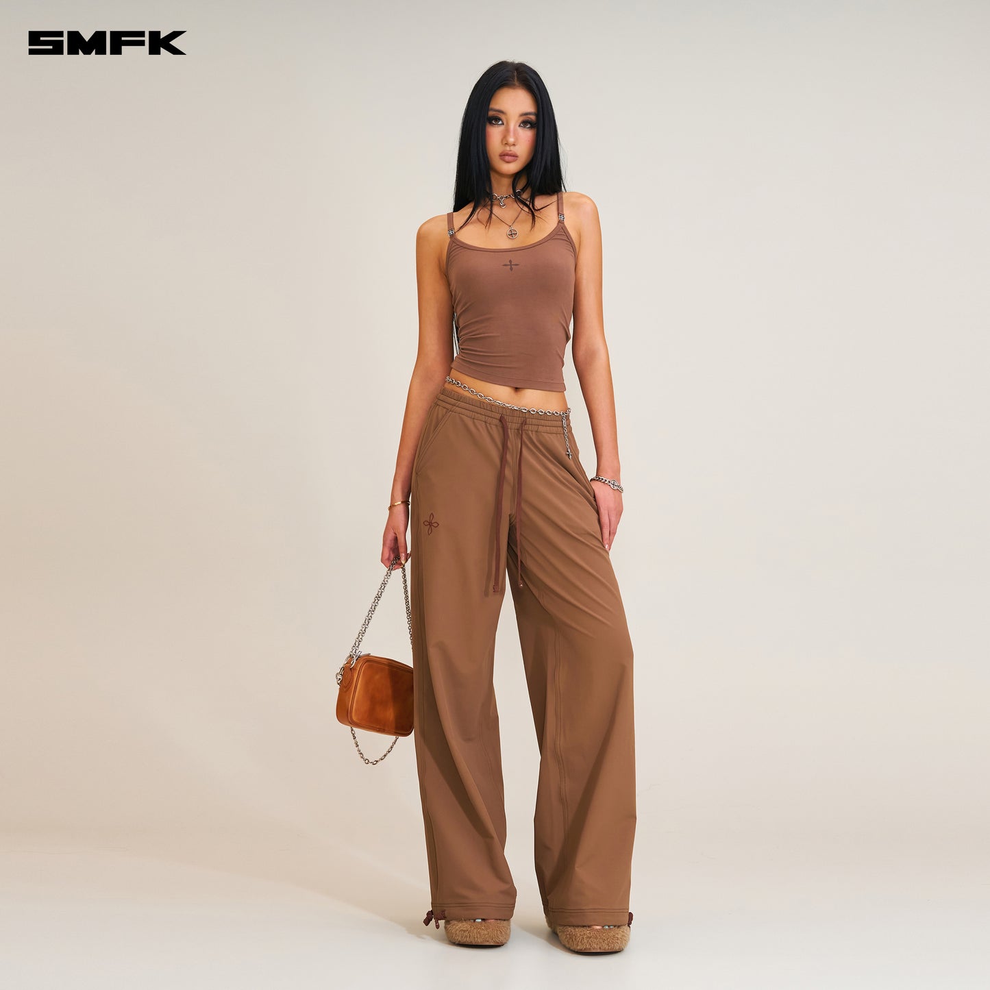 COMPASS MODE TOWER HIKE-TECH SPORTS PANTS / WILD HORSE BROWN