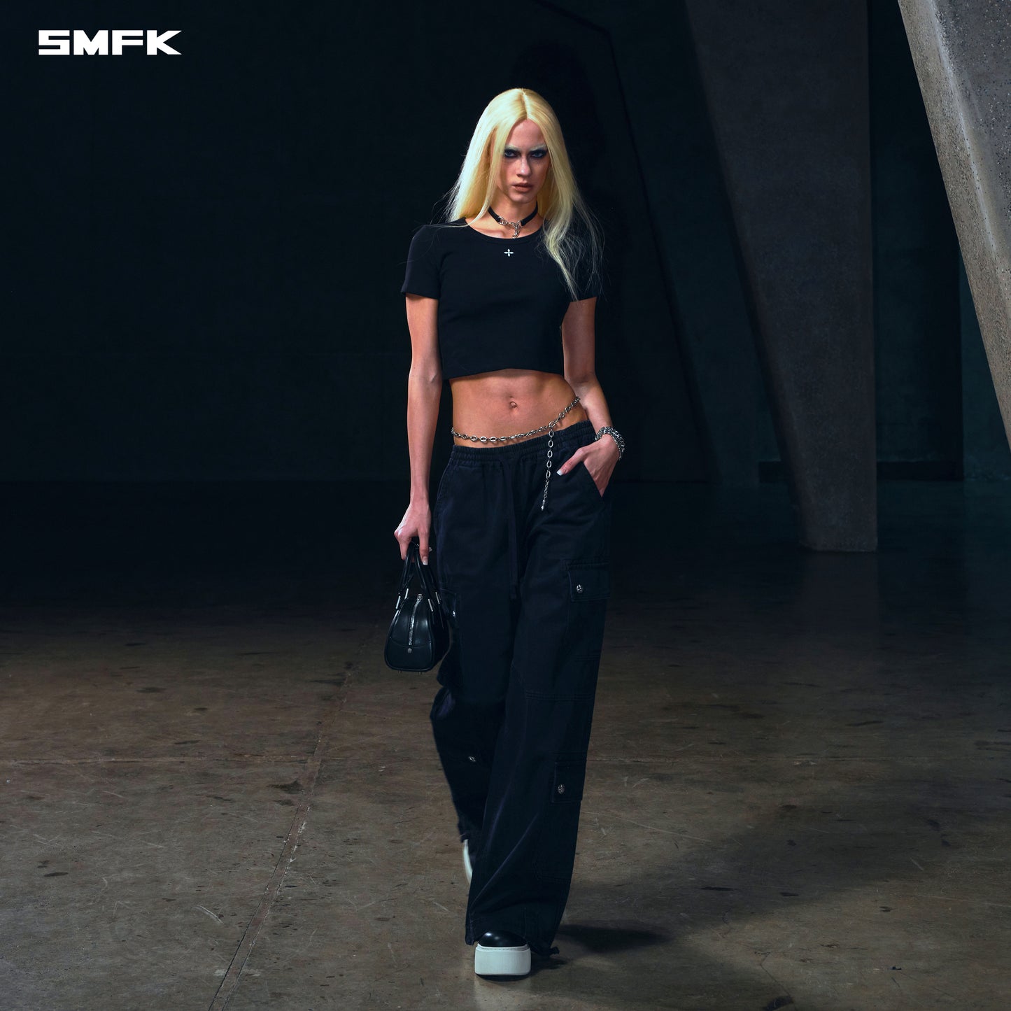 COMPASS MODE RISE-UP STR SPORTS PANTS/COTTON