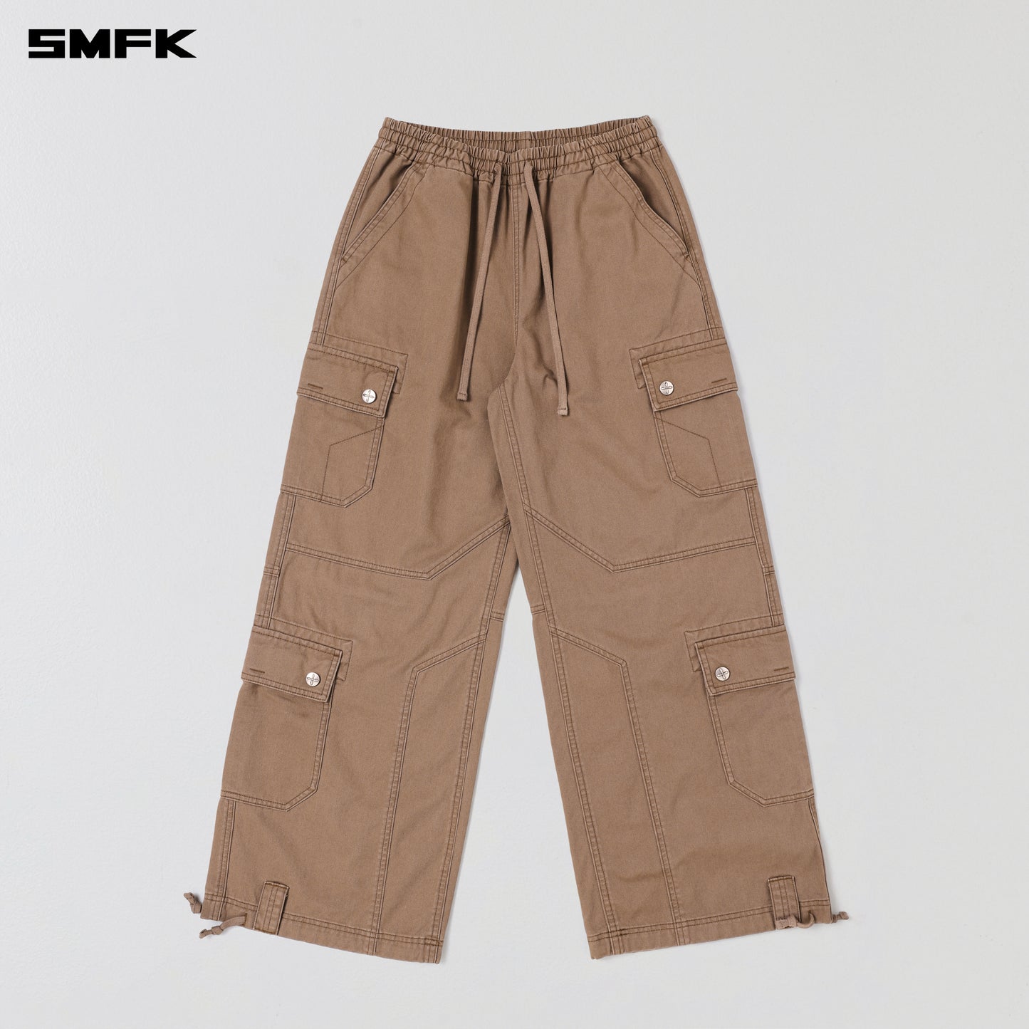 COMPASS MODE RISE-UP STR SPORTS PANTS/COTTON