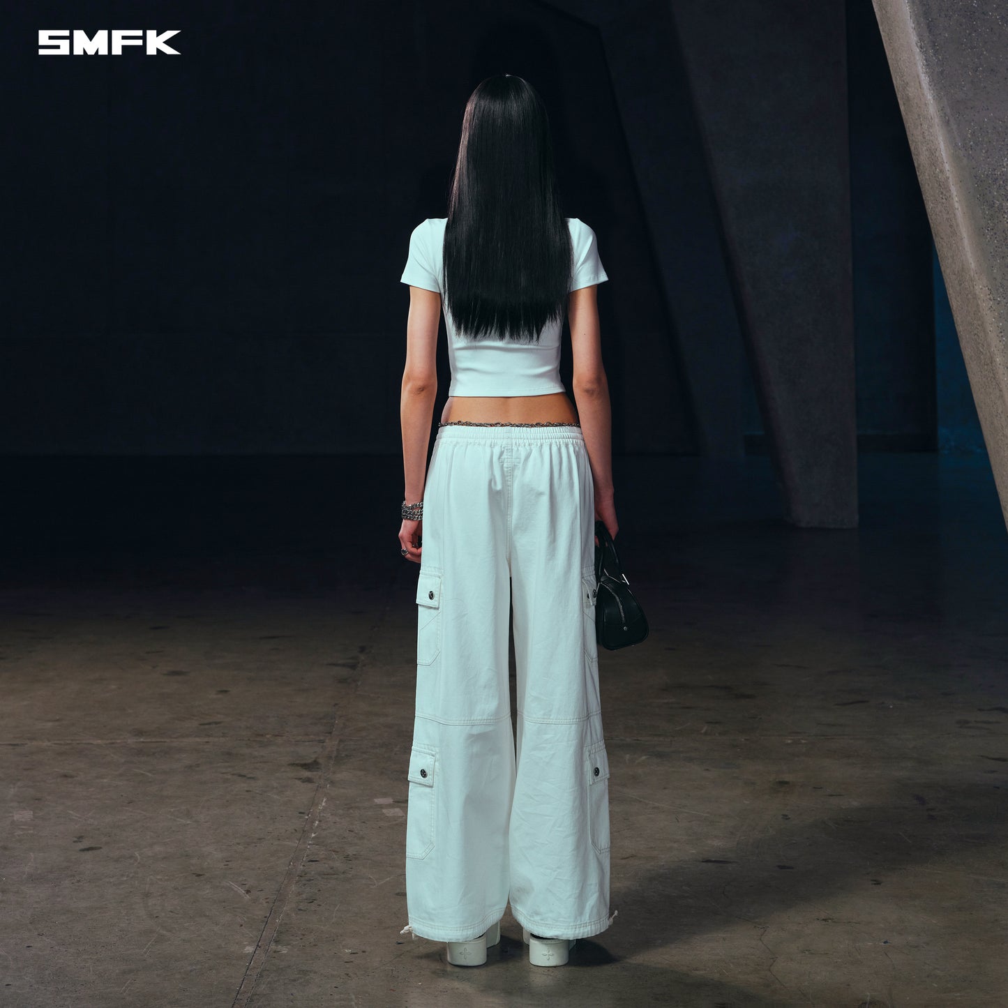 COMPASS MODE RISE-UP STR SPORTS PANTS/COTTON