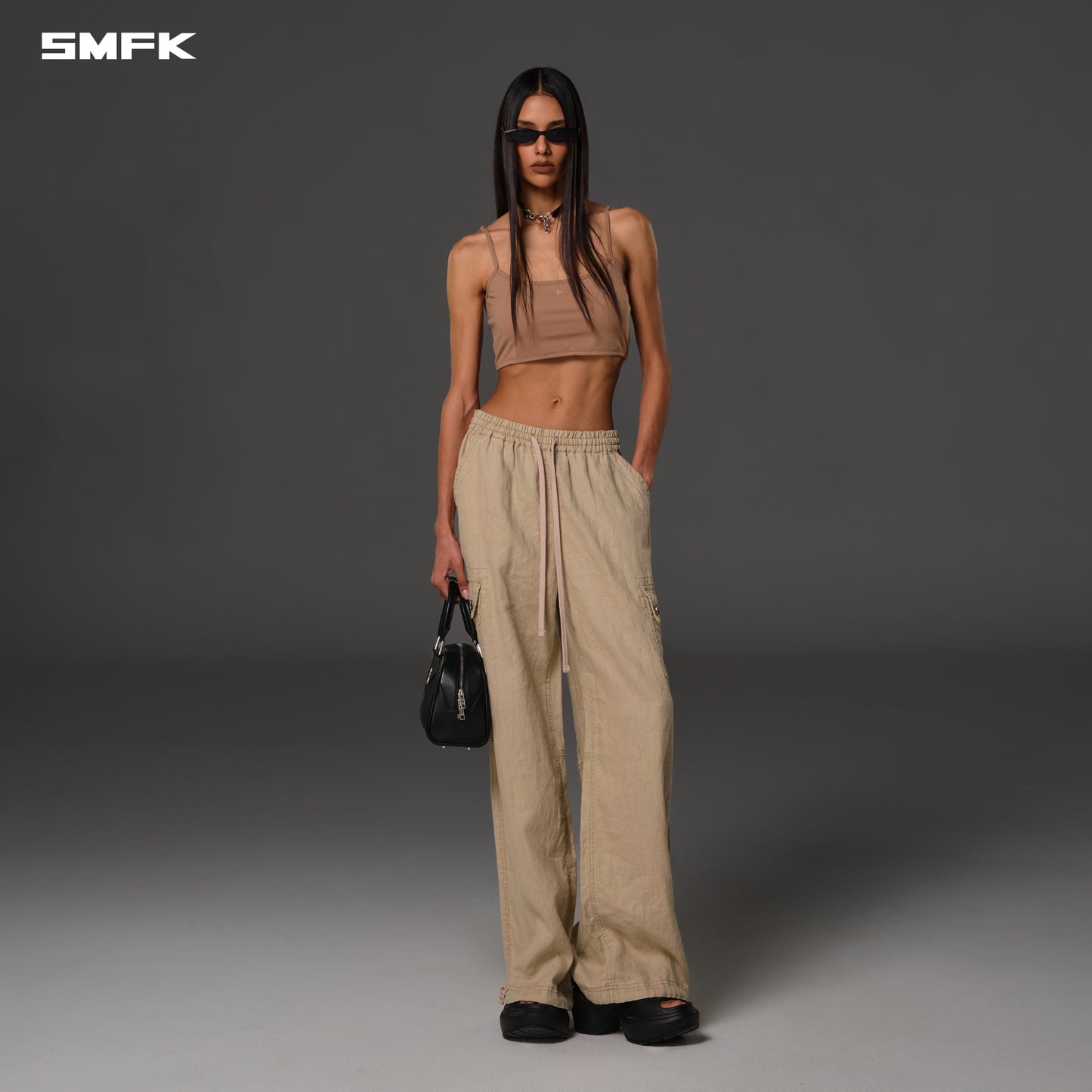 COMPASS ROVE STR SPORTS PANTS/LINEN SAND