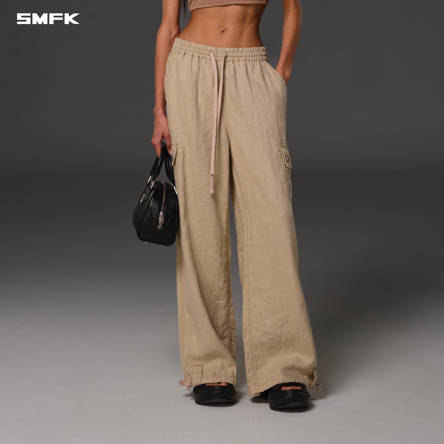 COMPASS ROVE STR SPORTS PANTS/LINEN SAND