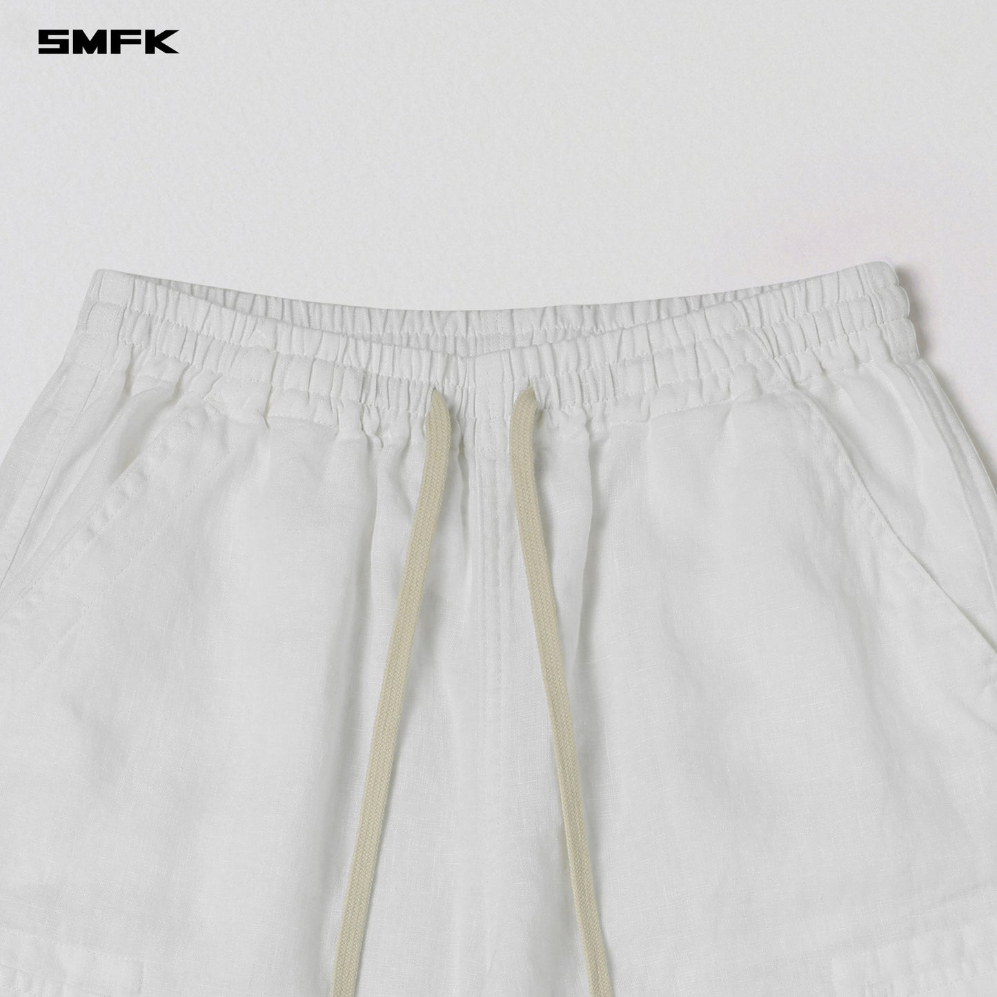 COMPASS ROVE STR SPORTS PANTS/LINEN CLOUD WHITE