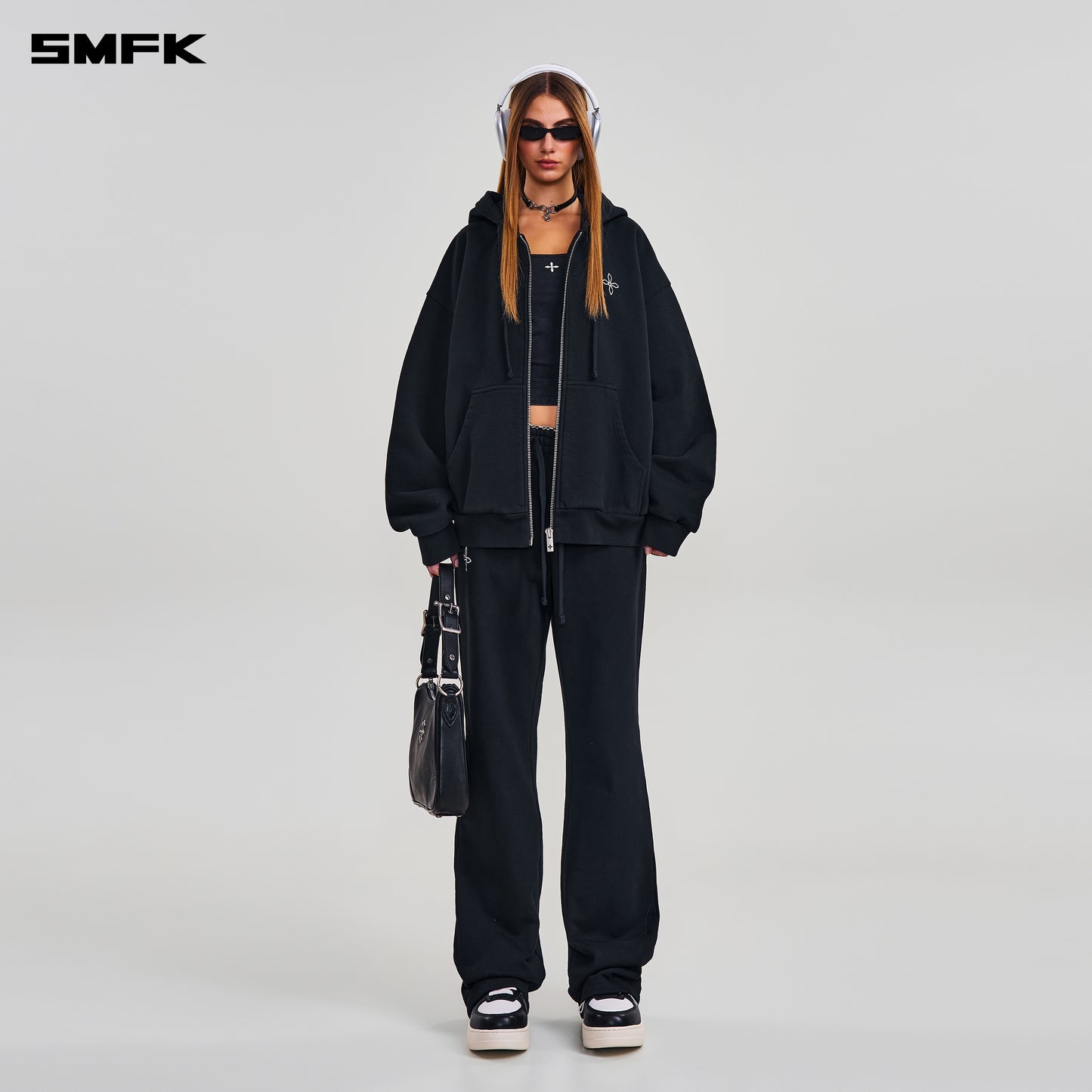COMPASS MODE STRAIGHT SPORTS PANTS/ WILD BLACK