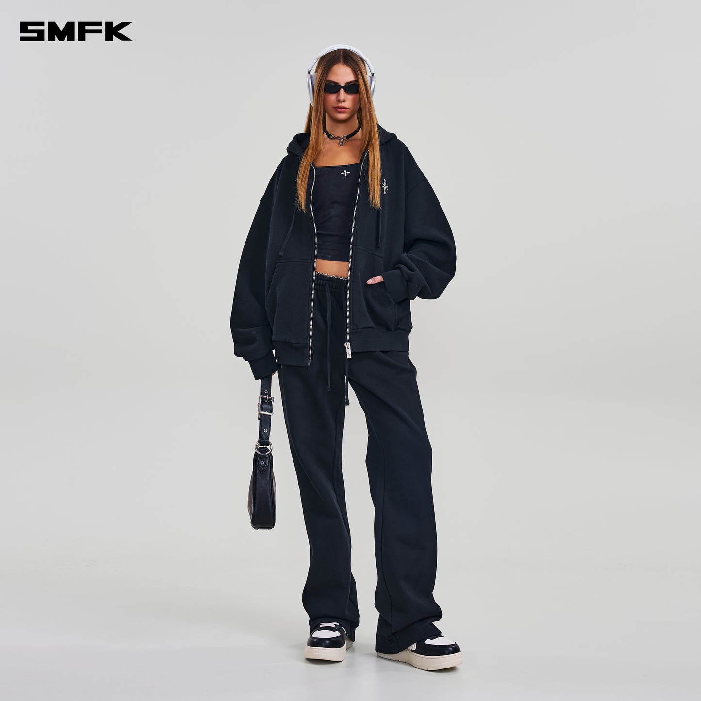 COMPASS MODE STRAIGHT SPORTS PANTS/ WILD BLACK