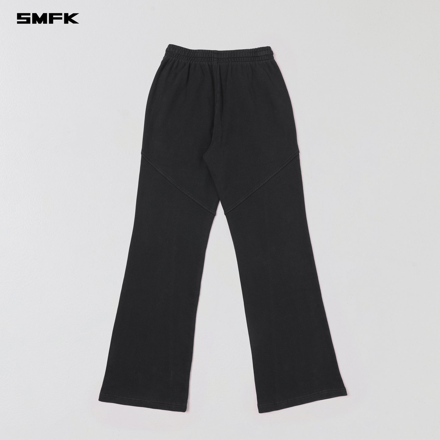 PERMANENT SLIM STRT PANTS/COTTON+WOOL - WILD BLACK