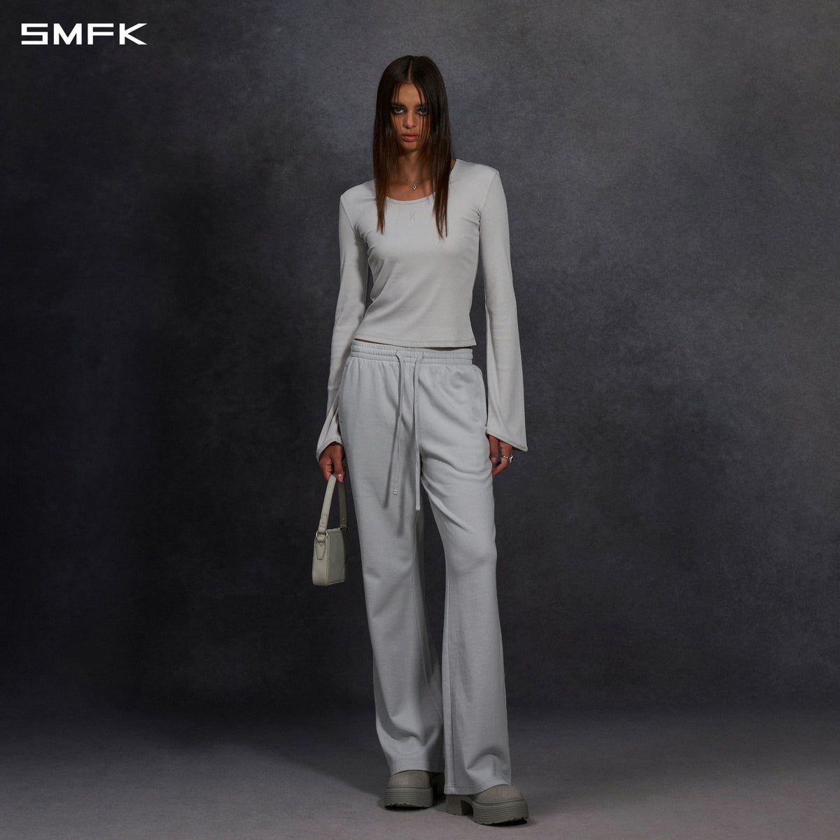 PERMANENT SLIM STRT SPORTS PANTS/COTTON/W