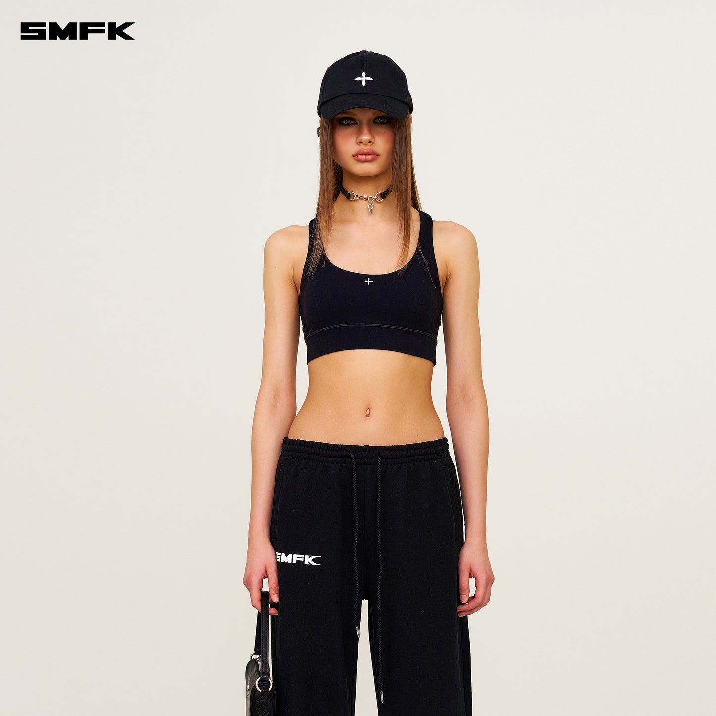 FUTURE Genetics Wide Leg Sweatpants Wilderness Black