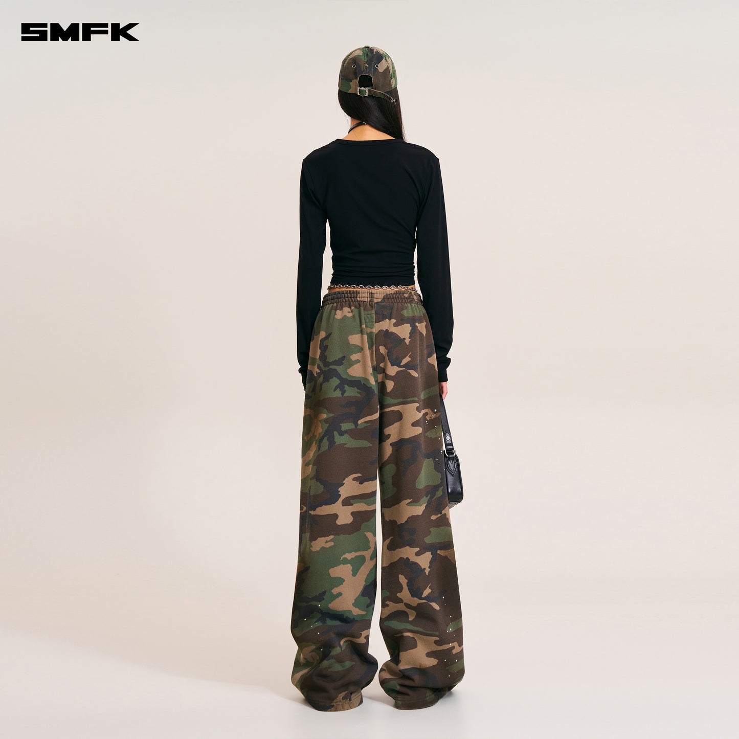 COMPASS MODE CAMO TOWER SPORTS PANTS/ ARMY GREEN CAMOUFLAGE