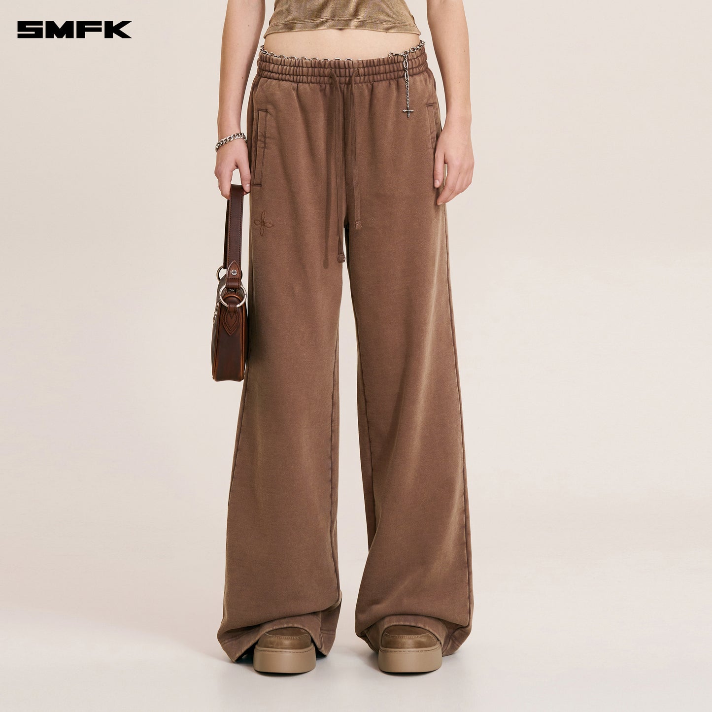 COMPASS MODE TOWER LOOSE SPORTS PANTS/ WILD HORSE BROWN
