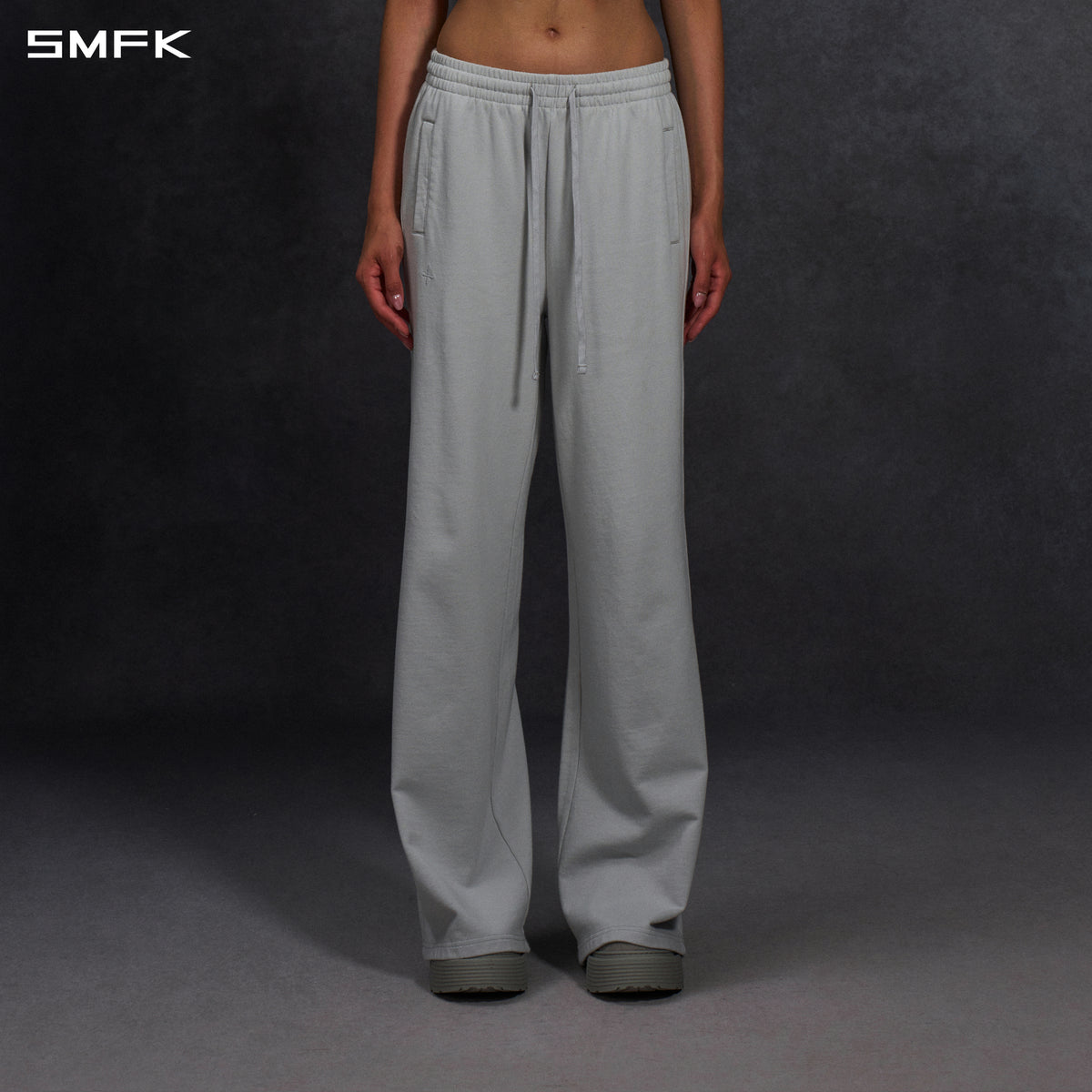PERMANENT LOOSE STRT PANTS/COTTON/W
