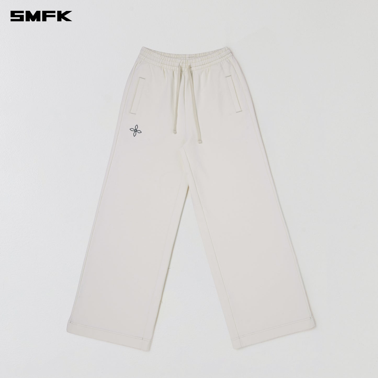 COMPASS MODE TOWER LOOSE SPORTS PANTS/ SNOW MOUNTAIN WHITE